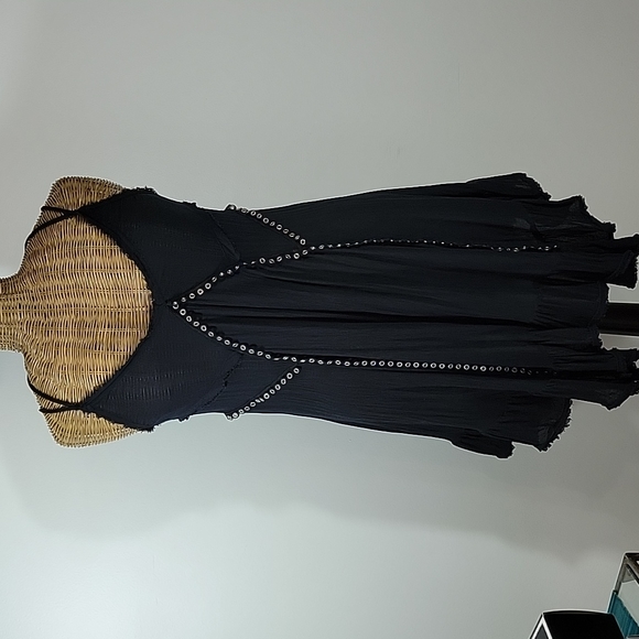 Free People Dresses & Skirts - Intimately Free People szS Black Strappy Dress  BinB